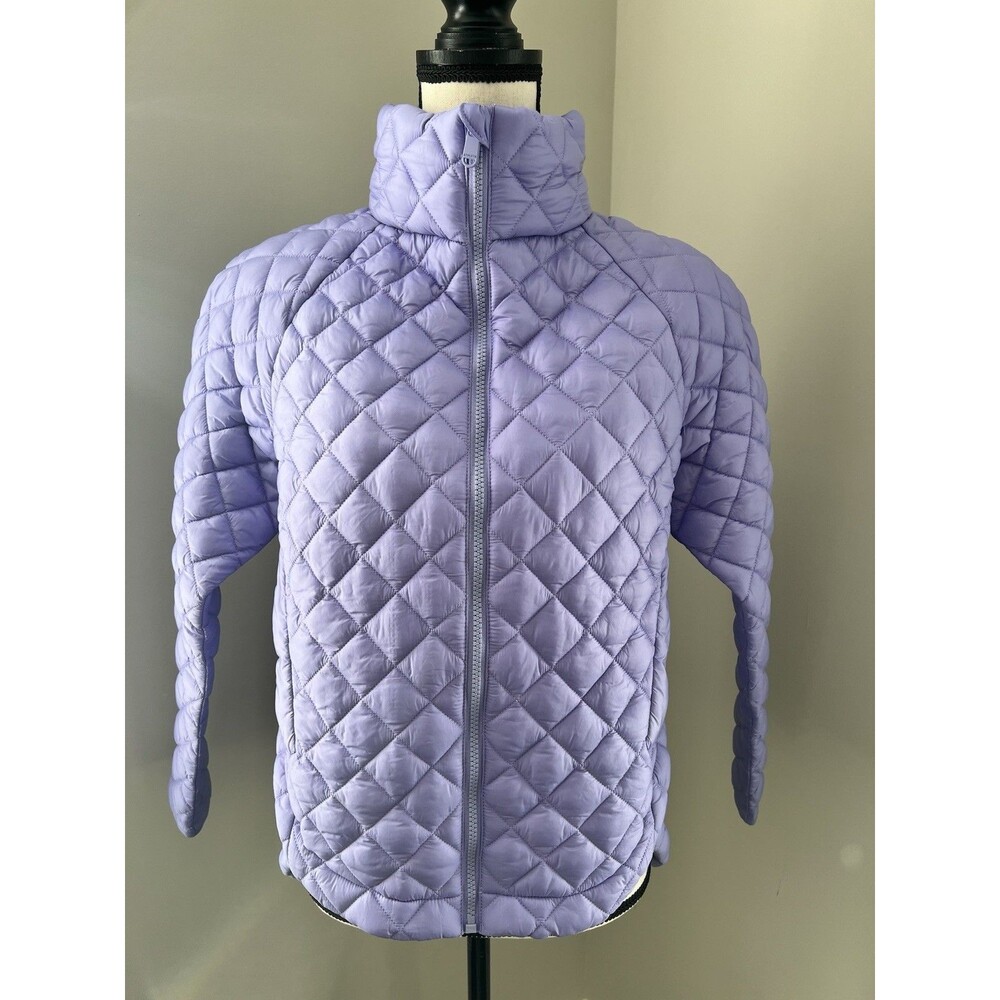 Athleta Lavender Purple Puffer Jacket Size XS EUC
